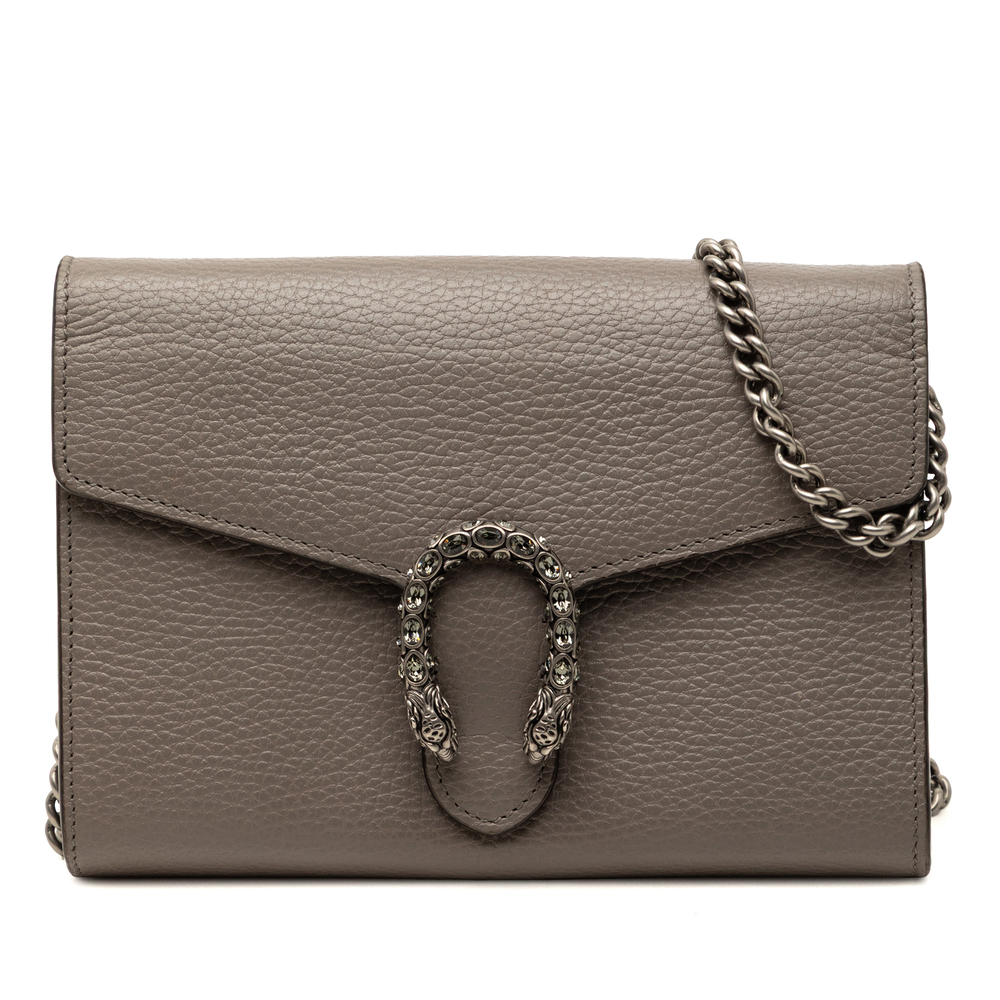 Pre-Loved Gucci Calfskin Dionysus Wallet on Chain